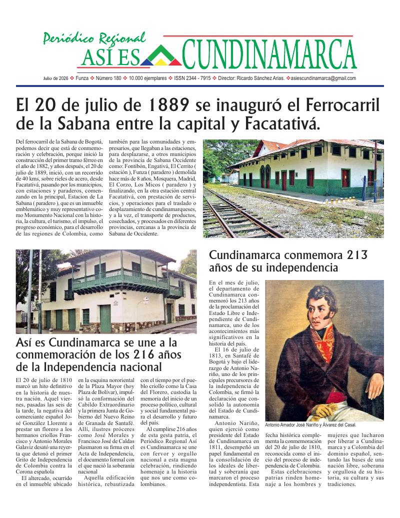Portada de Así es Cundinamarca